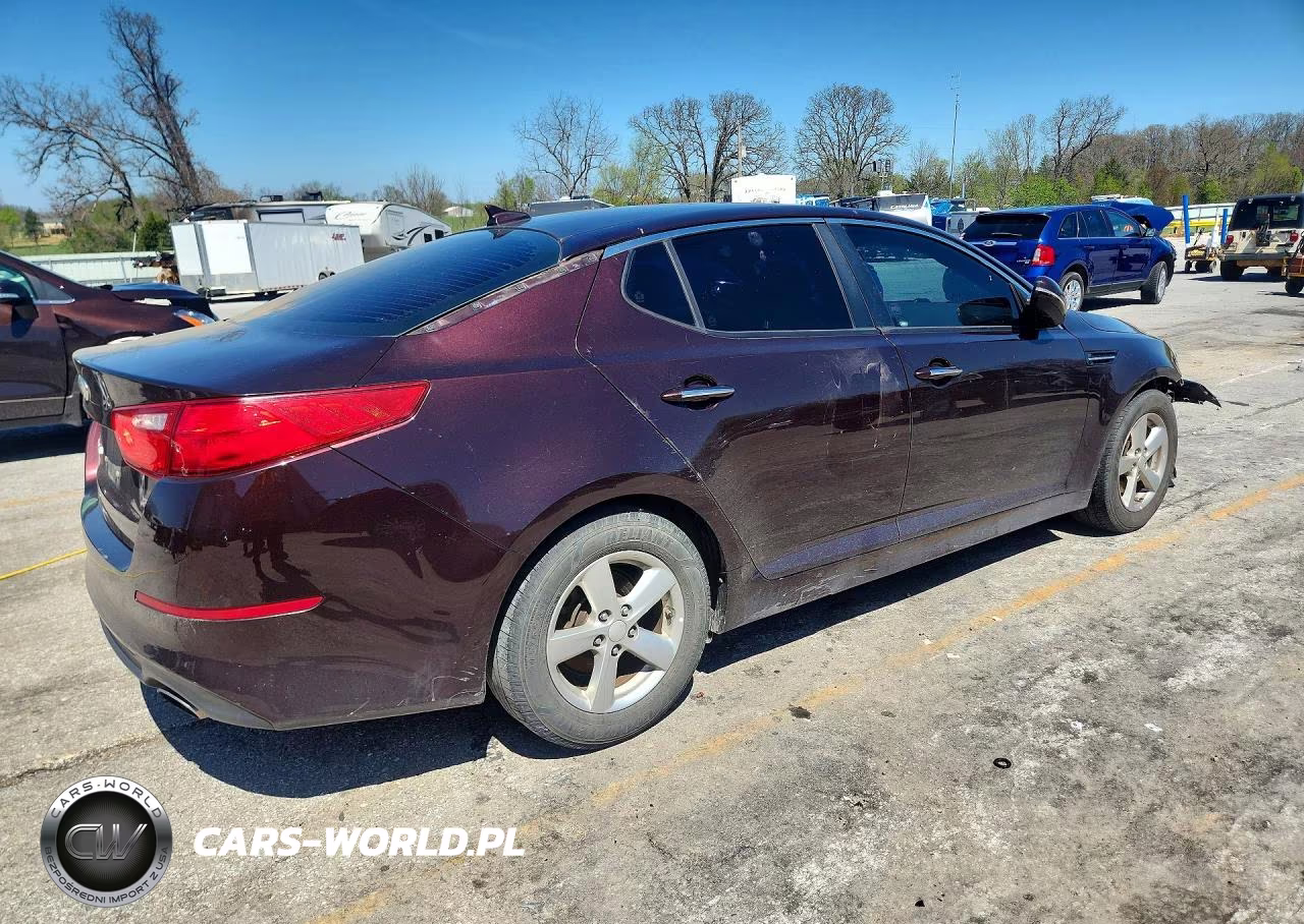 2014 Kia Optima Lx VIN:5XXGM4A73EG262963 - 3