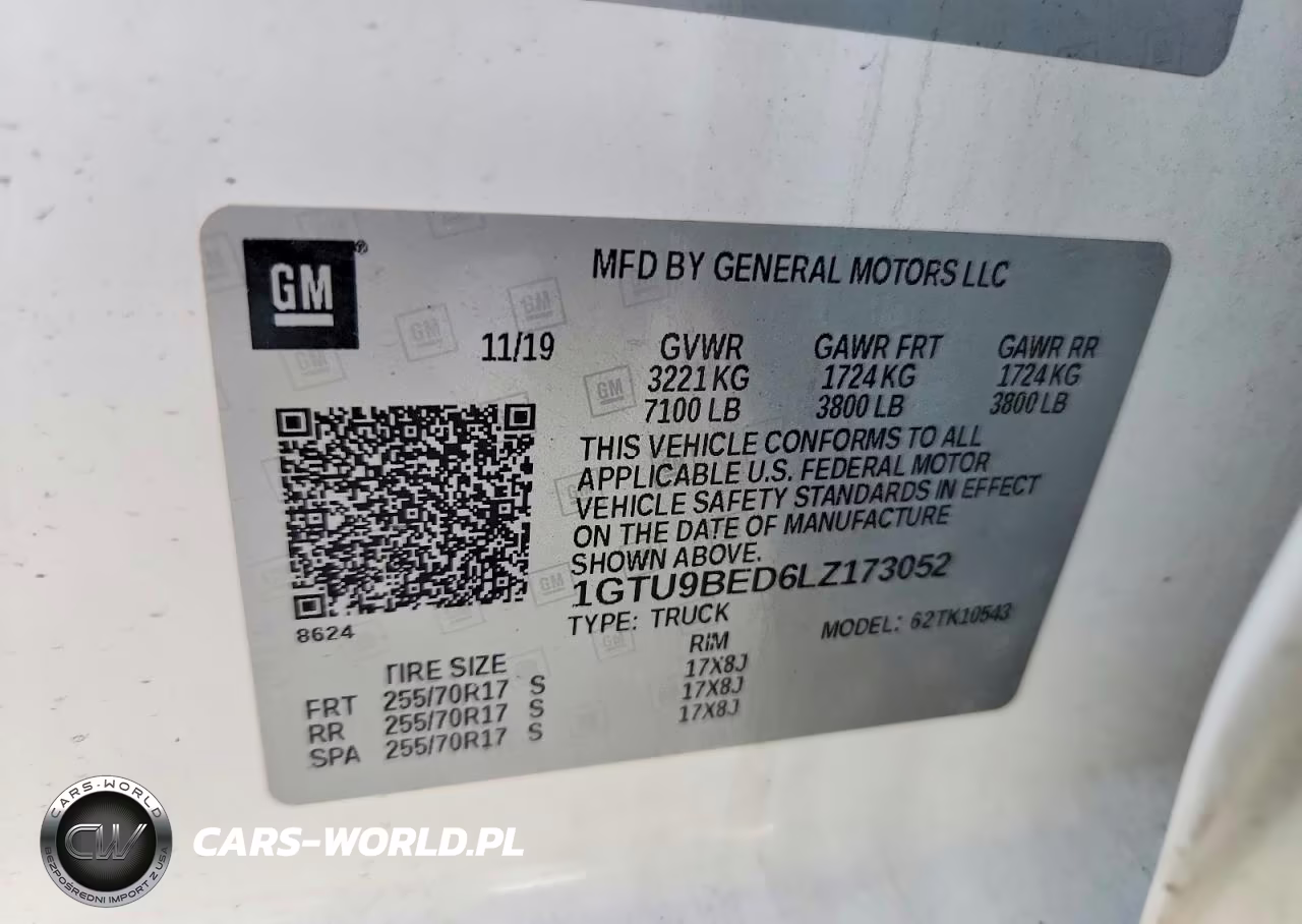 2020 GMC Sierra K1500 Sle VIN:1GTU9BED6LZ173052 - 12
