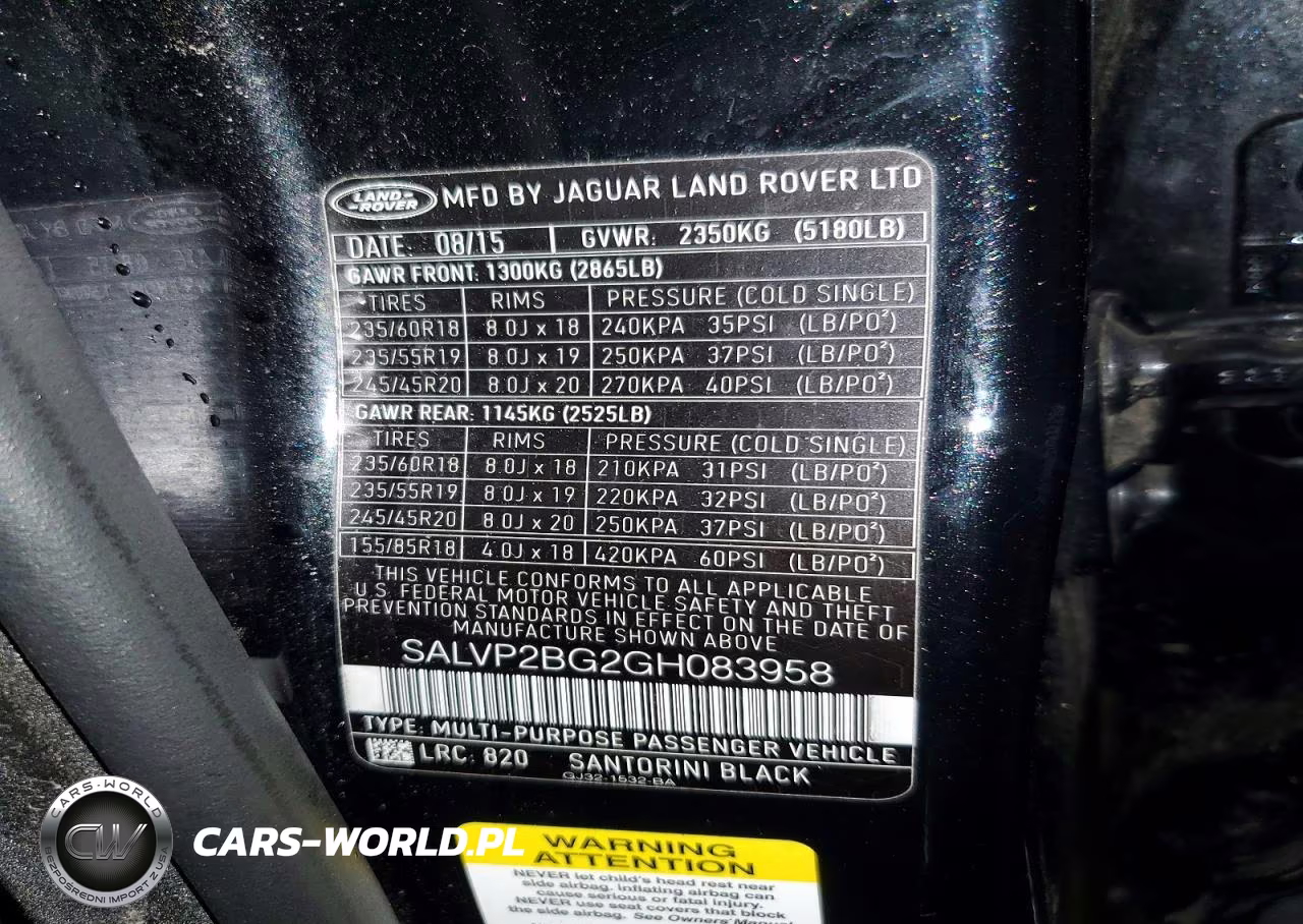 2016 Land Rover Range Rover Evoque Se VIN:SALVP2BG2GH083958 - 12