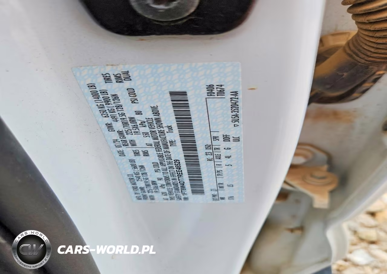 2024 Ford F450 VIN:1FT8W4DT7REE46529 - 12