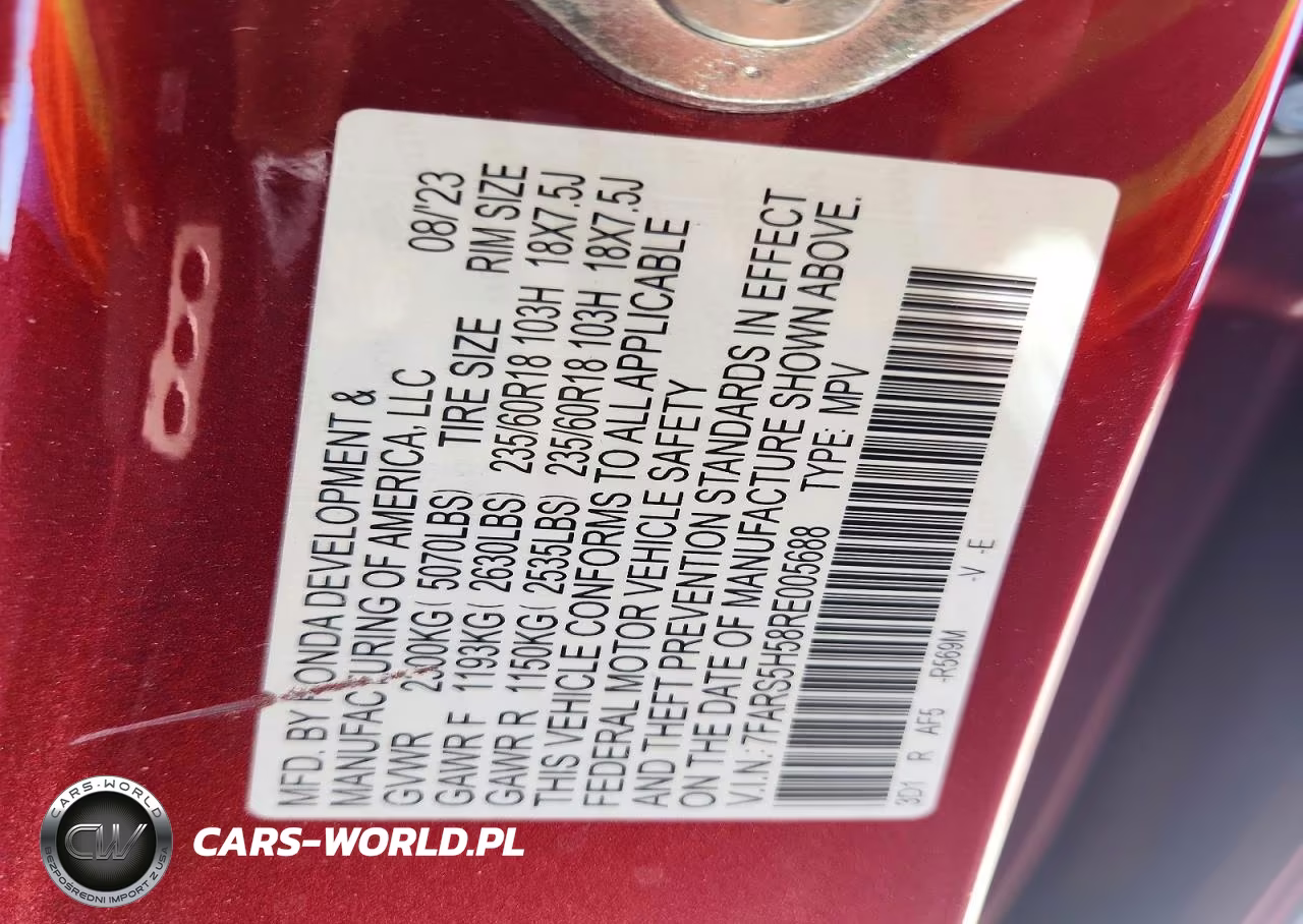 2024 Honda Cr-V Sport VIN:7FARS5H58RE005688 - 14