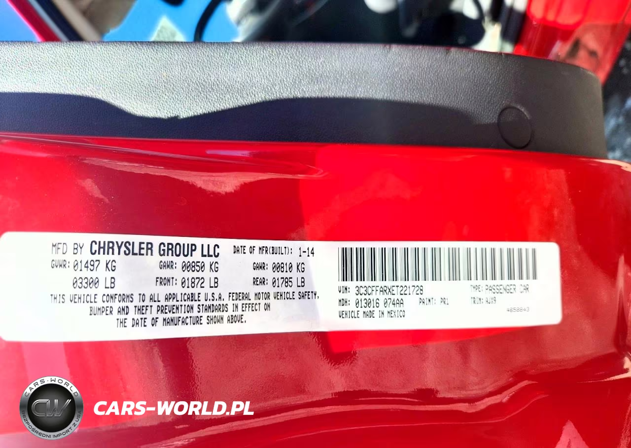 2014 Fiat 500 Pop VIN:3C3CFFARXET221728 - 12