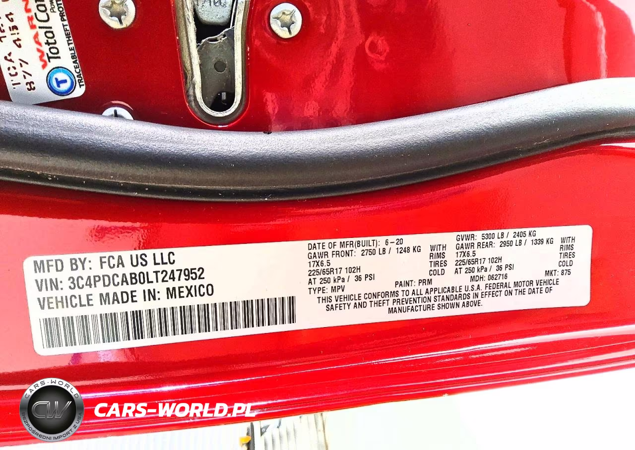 2020 Dodge Journey Se VIN:3C4PDCAB0LT247952 - 13