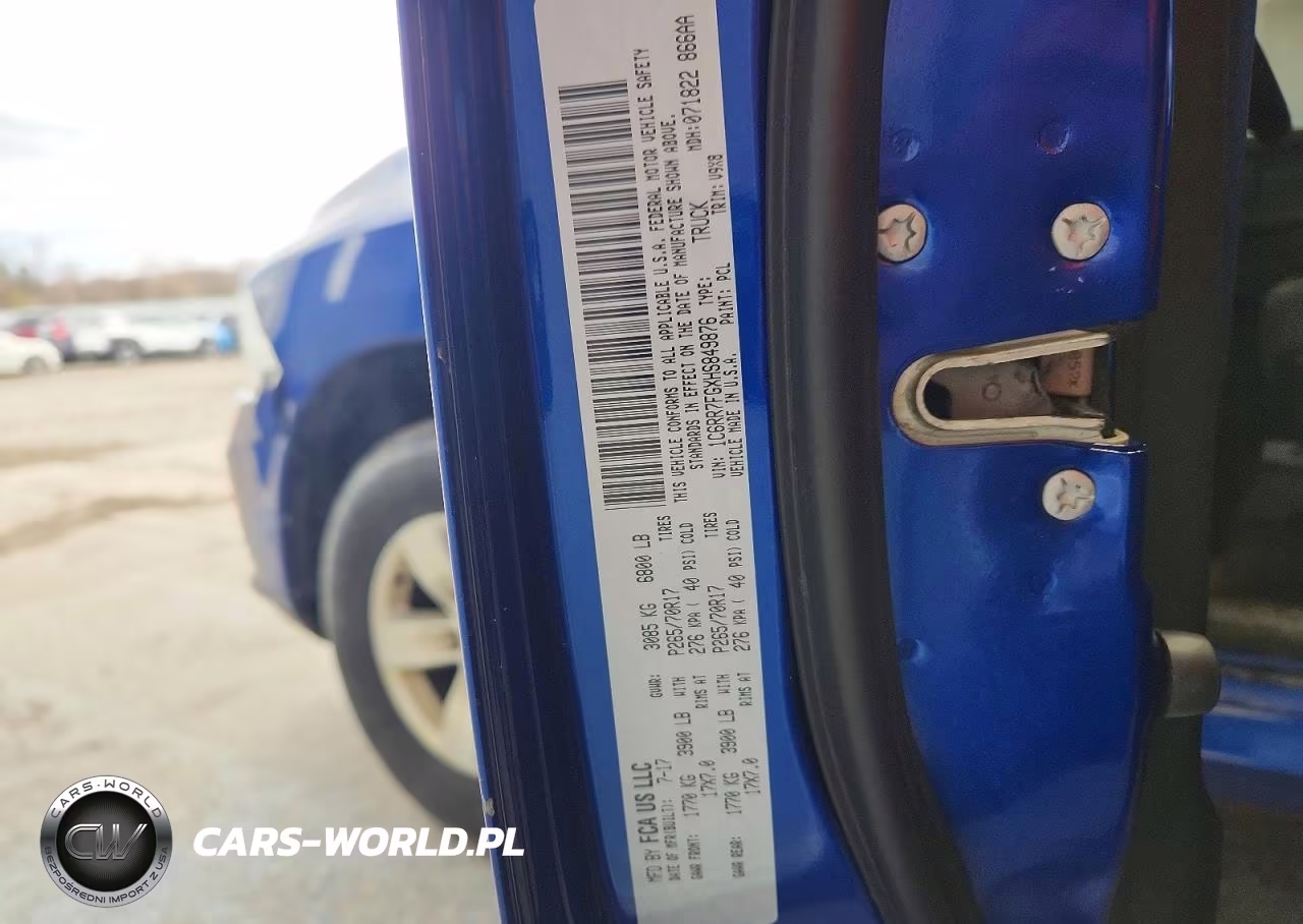 2017 Ram 1500 St VIN:1C6RR7FGXHS849876 - 12