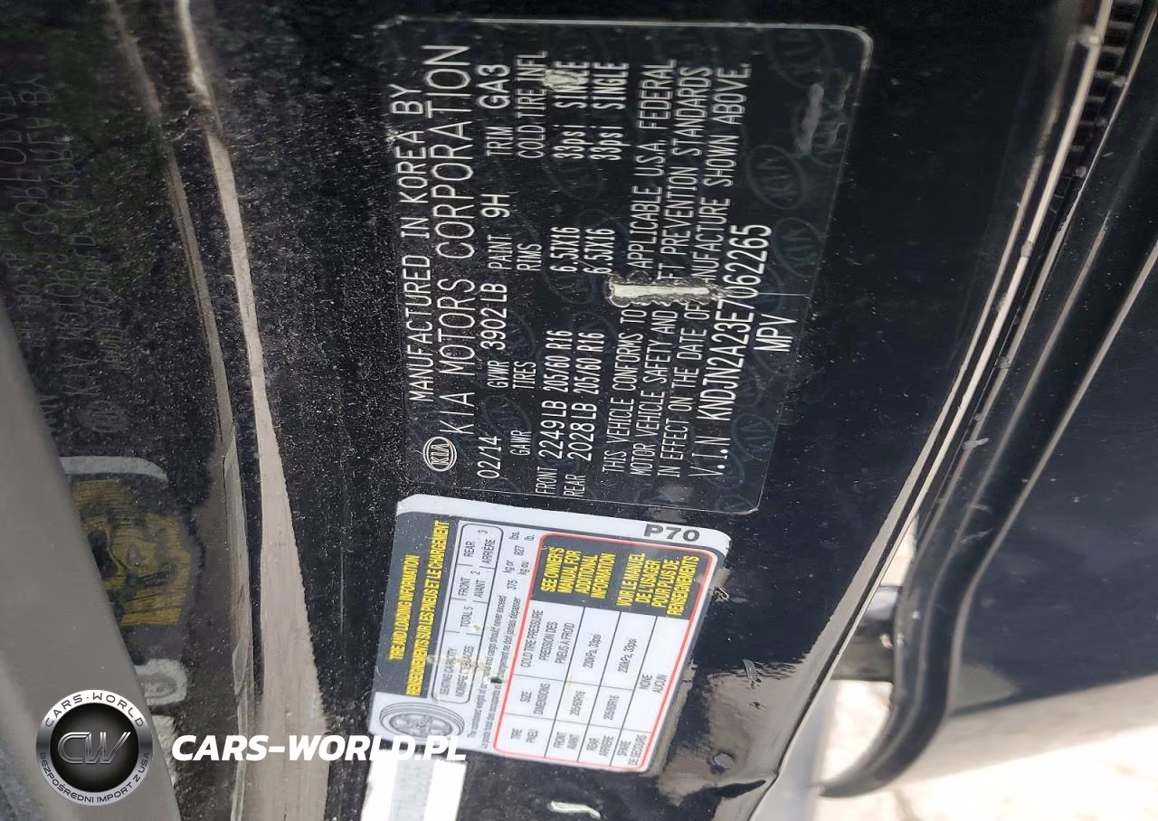 2014 Kia Soul Base VIN:KNDJN2A23E7062265 - 12
