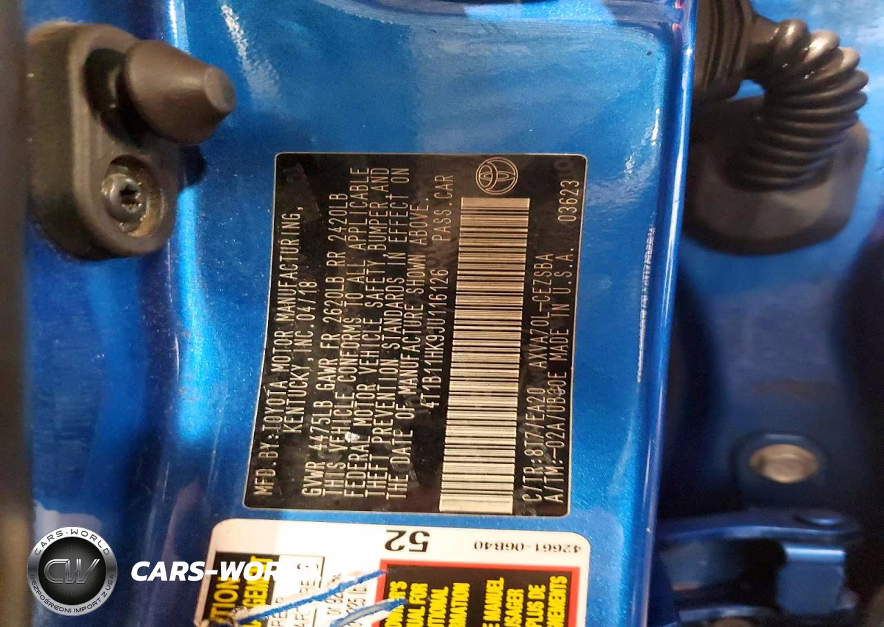 2018 Toyota Camry Se VIN:4T1B11HK9JU116126 - 12
