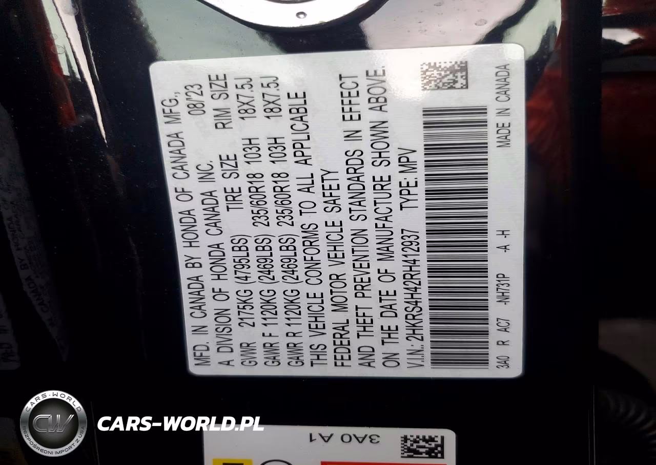 2024 Honda Cr-V Ex VIN:2HKRS4H42RH412937 - 13