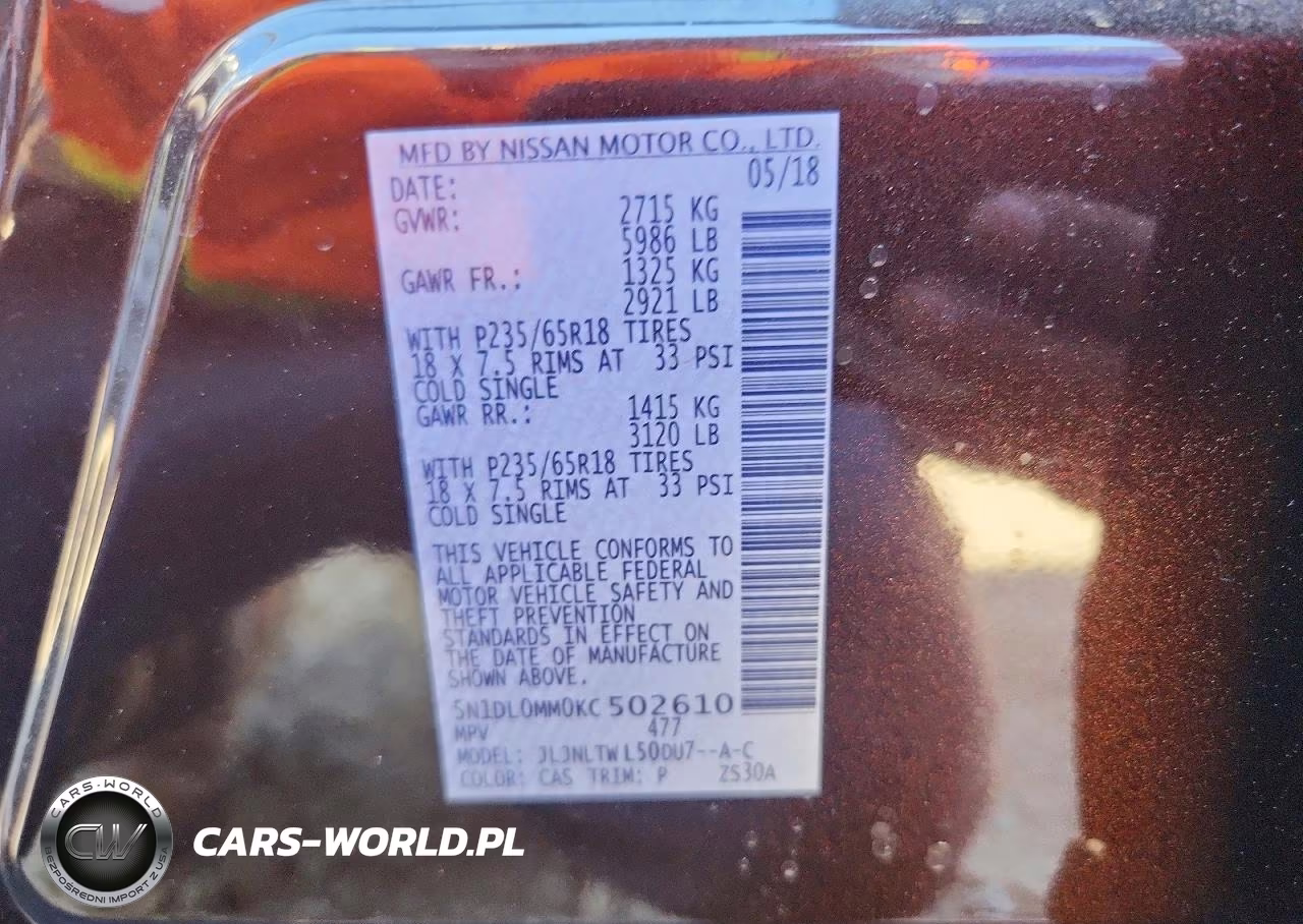 2019 Infiniti Qx60 Luxe VIN:5N1DL0MM0KC502610 - 13