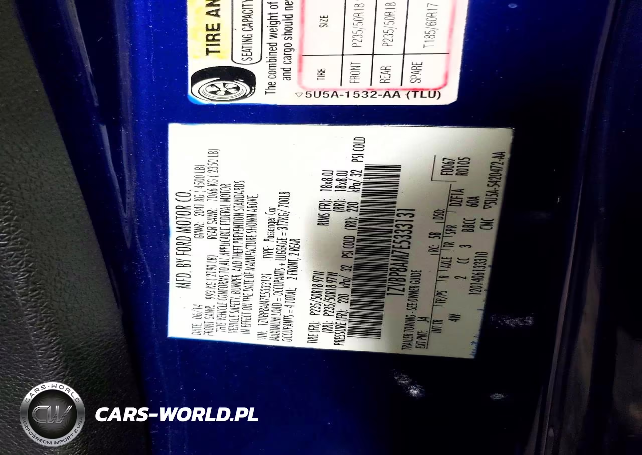 2014 Ford Mustang VIN:1ZVBP8AM7E5333131 - 12