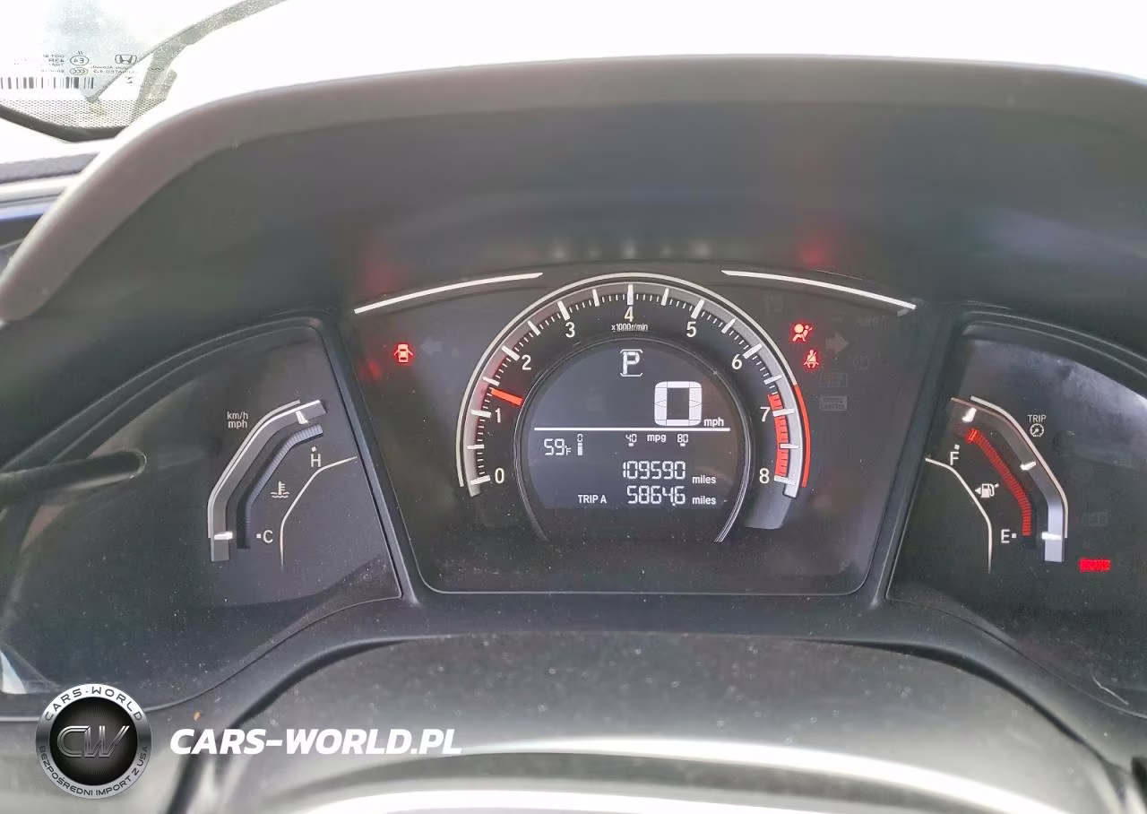 2017 Honda Civic Lx VIN:2HGFC2F57HH519152 - 9