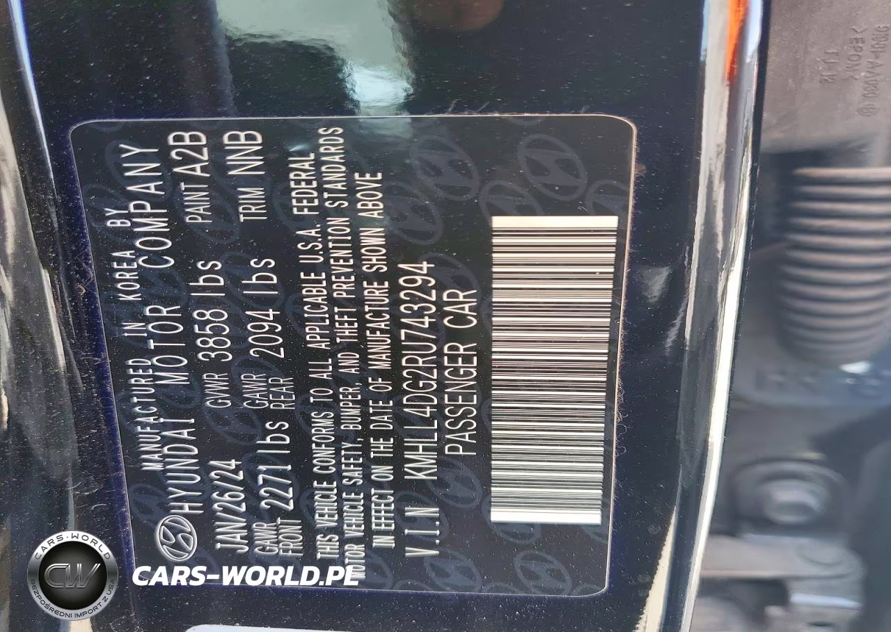 2024 Hyundai Elantra Se VIN:KMHLL4DG2RU743294 - 12