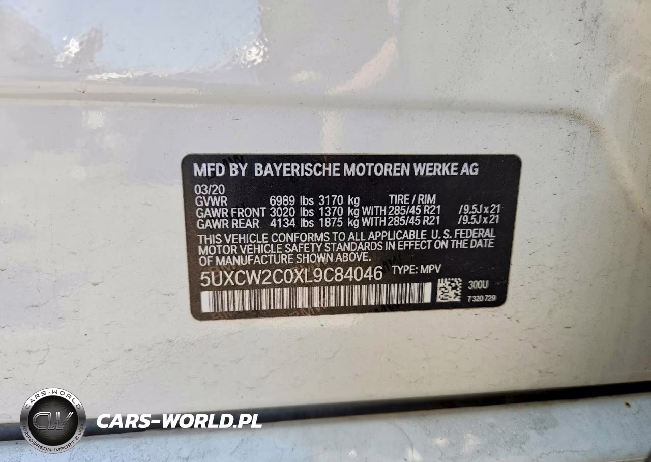 2020 BMW X7 xDrive40I VIN:5UXCW2C0XL9C84046 - 13