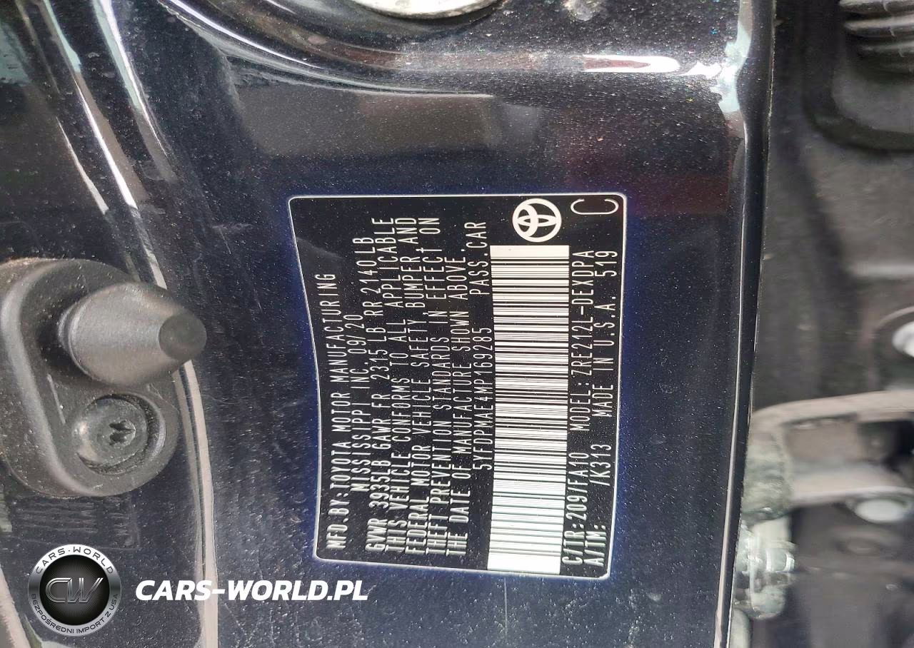 2021 Toyota Corolla L VIN:5YFDPMAE4MP169285 - 12