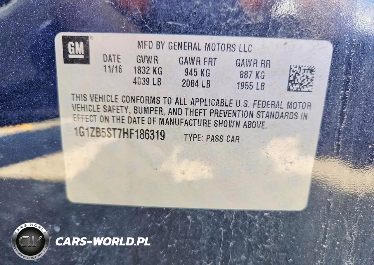2017 Chevrolet Malibu Ls VIN:1G1ZB5ST7HF186319 - 13
