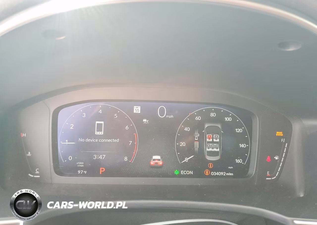 2024 Honda Civic Touring VIN:2HGFE1F9XRH330696 - 9