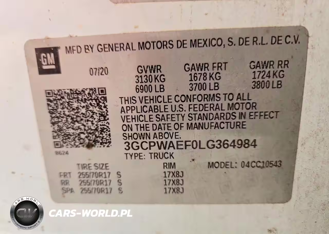 2020 Chevrolet Silverado C1500 VIN:3GCPWAEF0LG364984 - 12