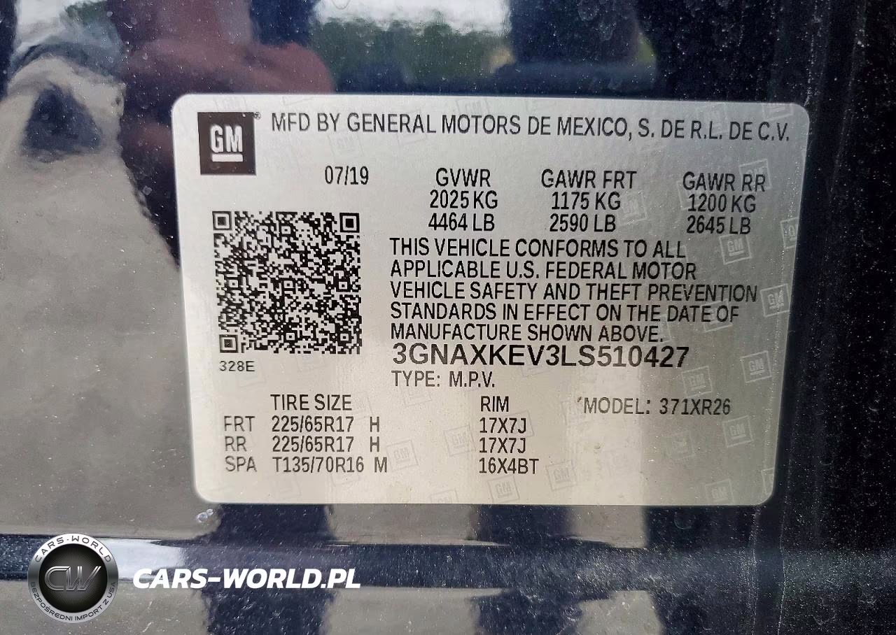 2020 Chevrolet Equinox Lt VIN:3GNAXKEV3LS510427 - 13