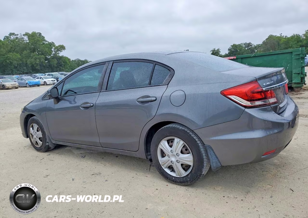 2013 Honda Civic Lx VIN:19XFB2F56DE036677 - 2