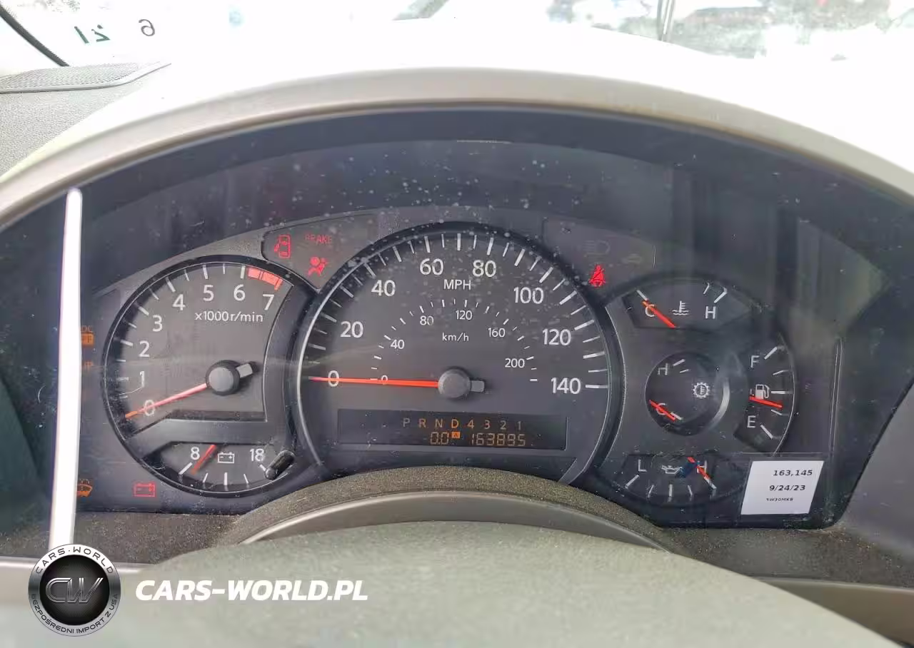 2004 Nissan Titan Xe VIN:1N6AA07A34N568541 - 9