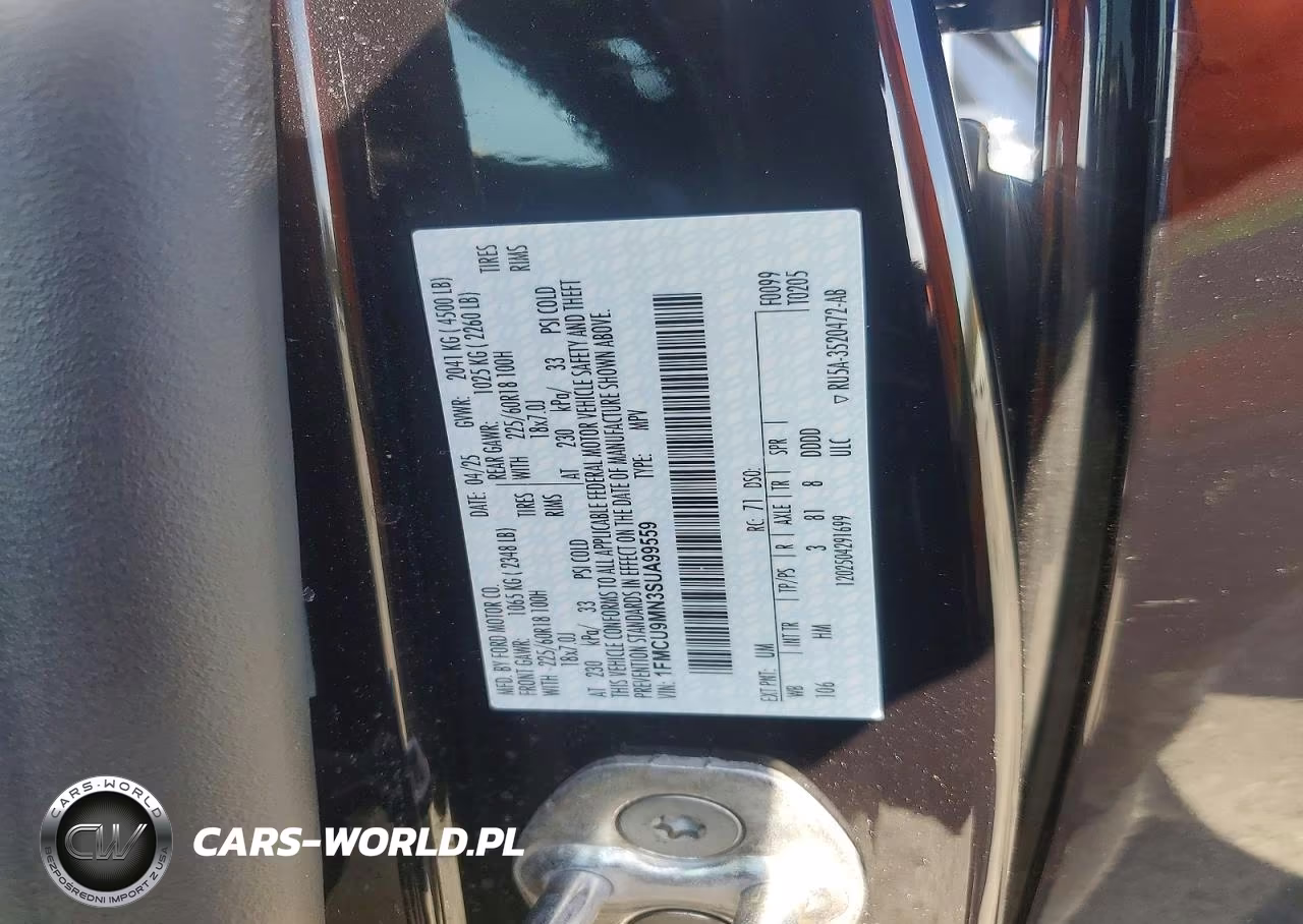 2025 Ford Escape St Line VIN:1FMCU9MN3SUA99559 - 13