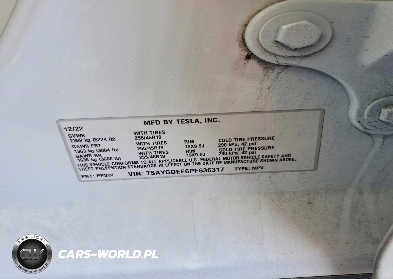 2023 Tesla Model Y VIN:7SAYGDEE6PF636317 - 12