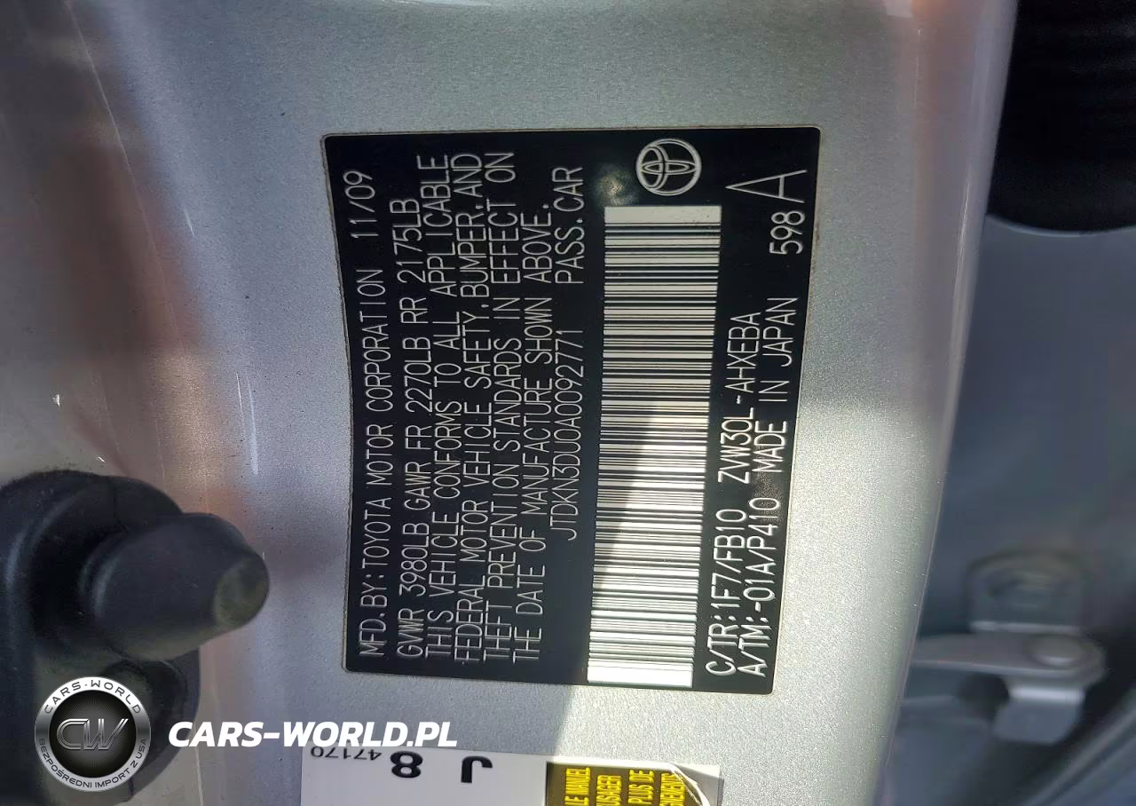 2010 Toyota Prius Ii VIN:JTDKN3DU0A0092771 - 13