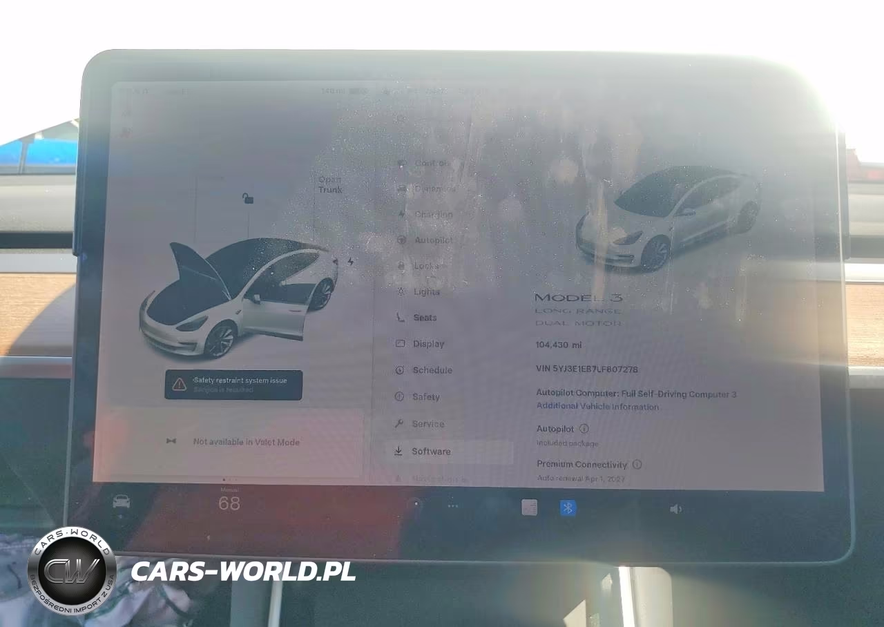 2020 Tesla Model 3 VIN:5YJ3E1EB7LF807278 - 9