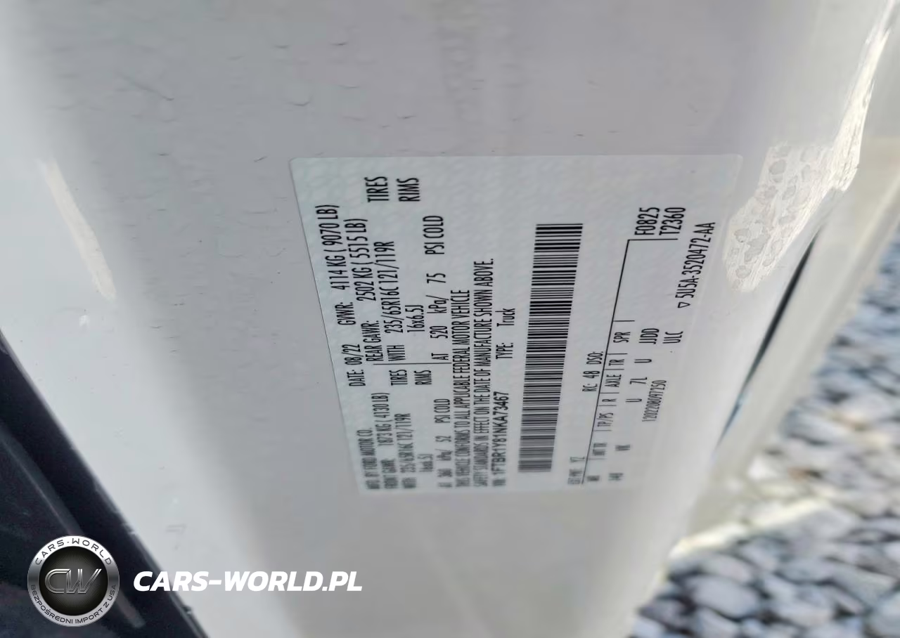 2022 Ford Transit 250 Delivery Van VIN:1FTBR1Y81NKA73467 - 14