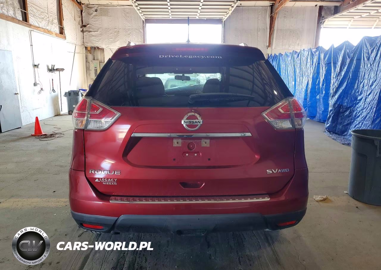 2016 Nissan Rogue Sv VIN:KNMAT2MV9GP656115 - 6