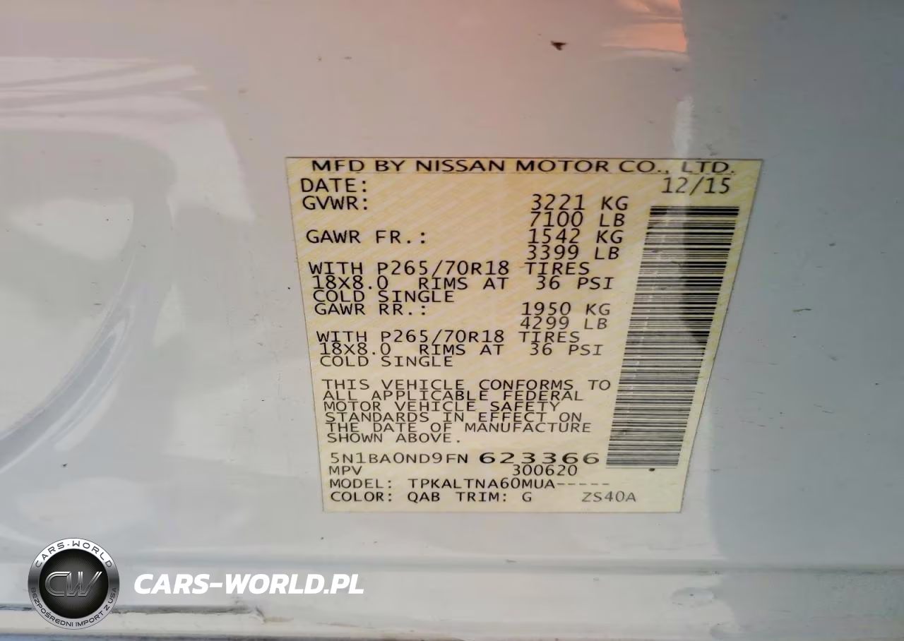 2015 Nissan Armada Sv VIN:5N1BA0ND9FN623366 - 13