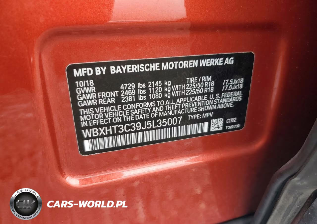 2018 BMW X1 xDrive28I VIN:WBXHT3C39J5L35007 - 13