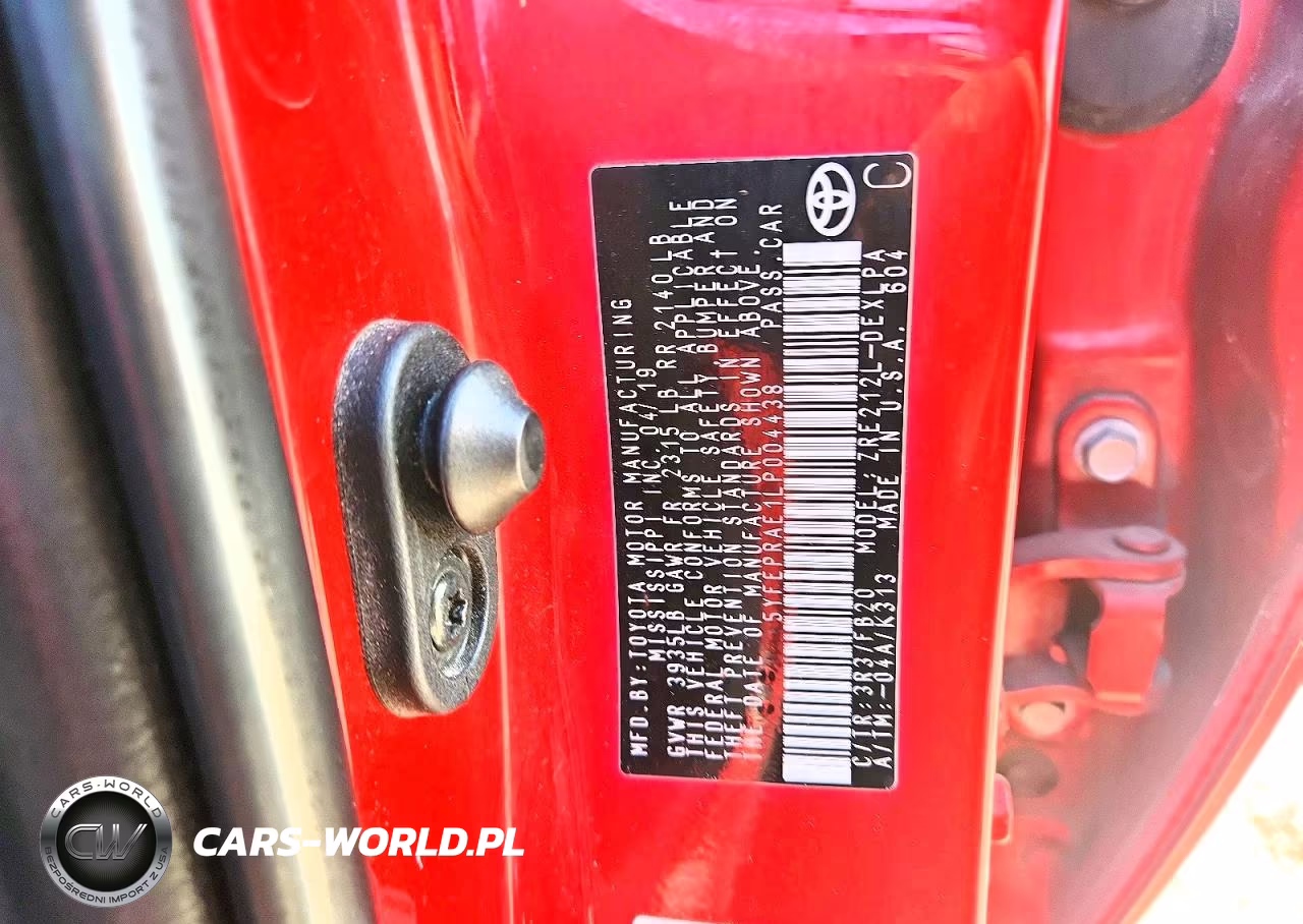 2020 Toyota Corolla Le VIN:5YFEPRAE1LP004438 - 12