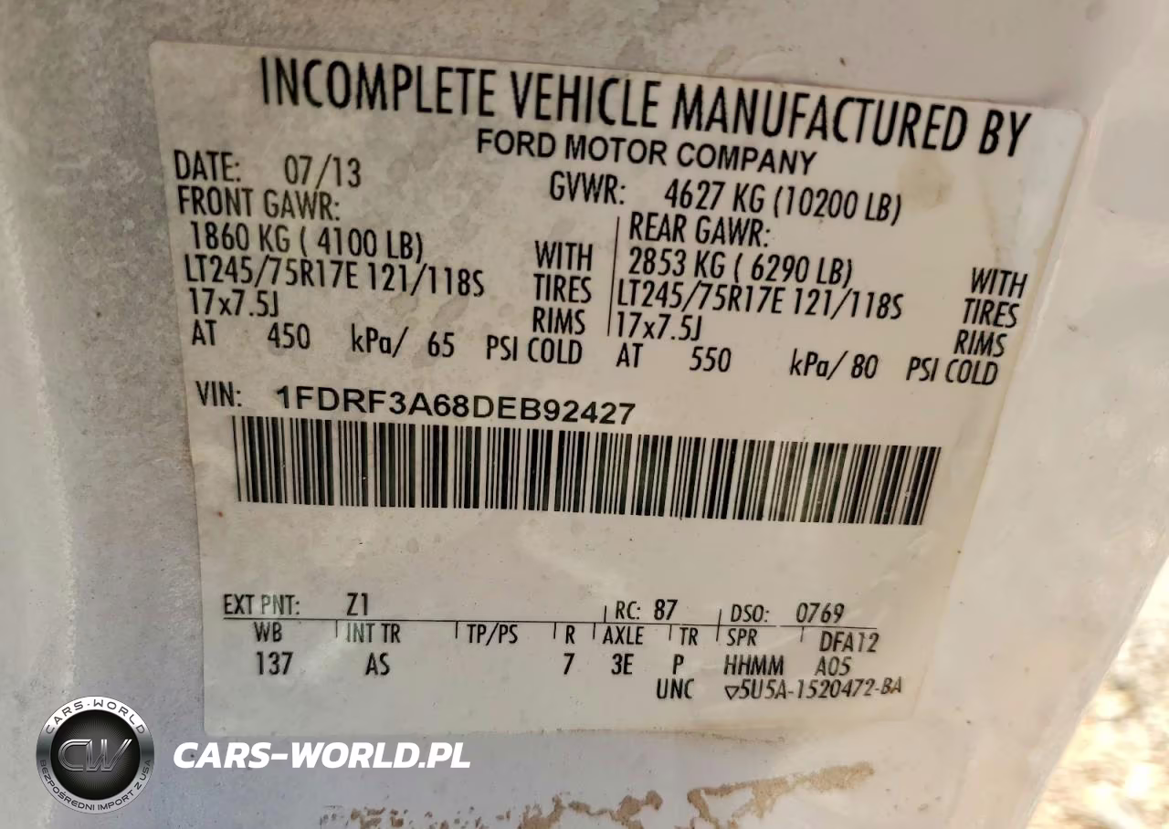2013 Ford F350 Super Duty Utility - Service Truck VIN:1FDRF3A68DEB92427 - 13