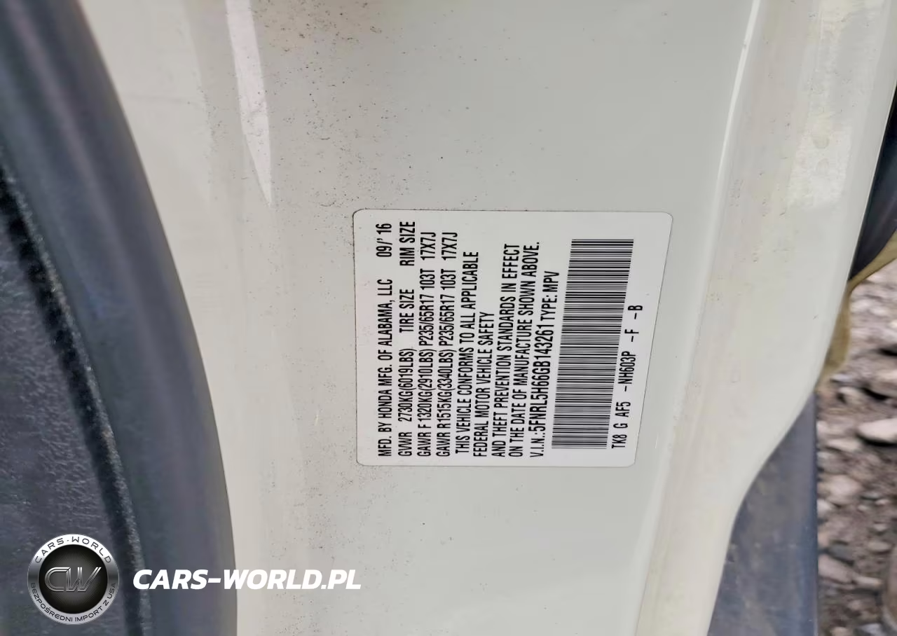 2016 Honda Odyssey Exl VIN:5FNRL5H66GB143261 - 12
