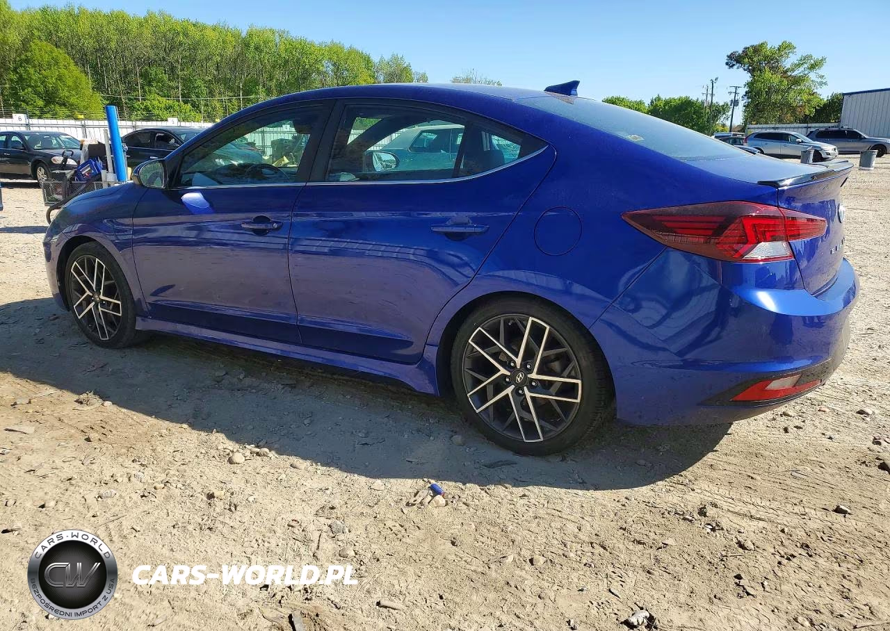 2019 Hyundai Elantra Sport VIN:KMHD04LB1KU886715 - 2