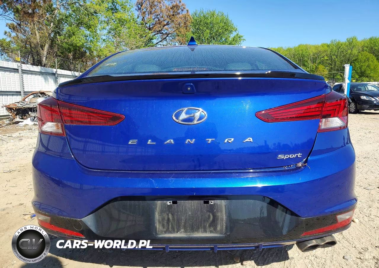 2019 Hyundai Elantra Sport VIN:KMHD04LB1KU886715 - 6