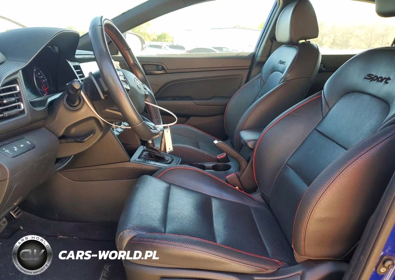 2019 Hyundai Elantra Sport VIN:KMHD04LB1KU886715 - 7