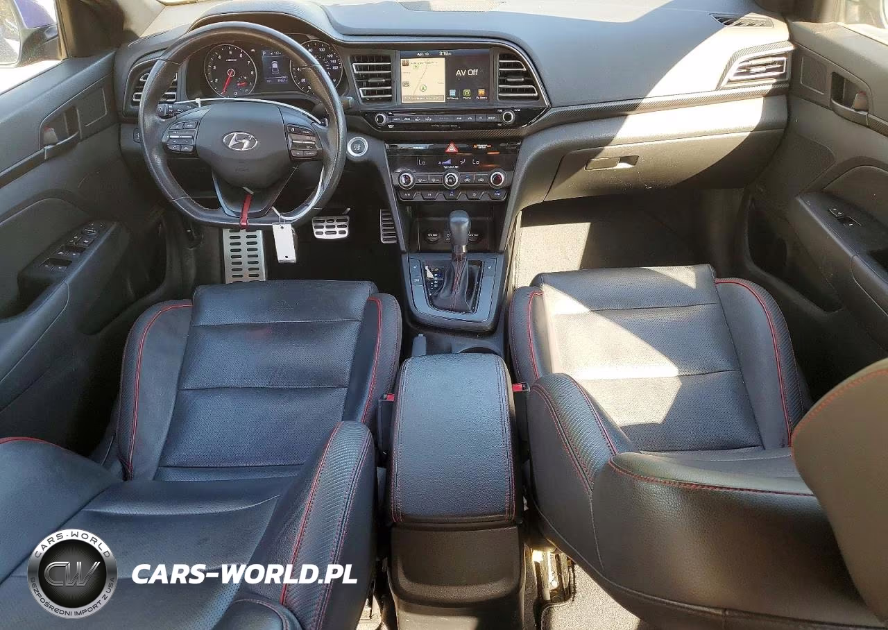 2019 Hyundai Elantra Sport VIN:KMHD04LB1KU886715 - 8