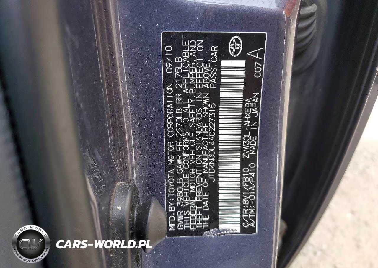 2010 Toyota Prius Iii VIN:JTDKN3DU4A0227315 - 12