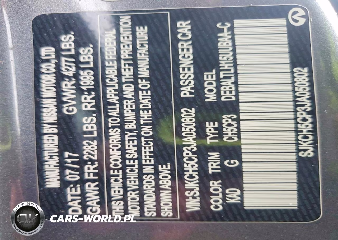 2018 Infiniti Qx30 Sport VIN:SJKCH5CP3JA050802 - 13