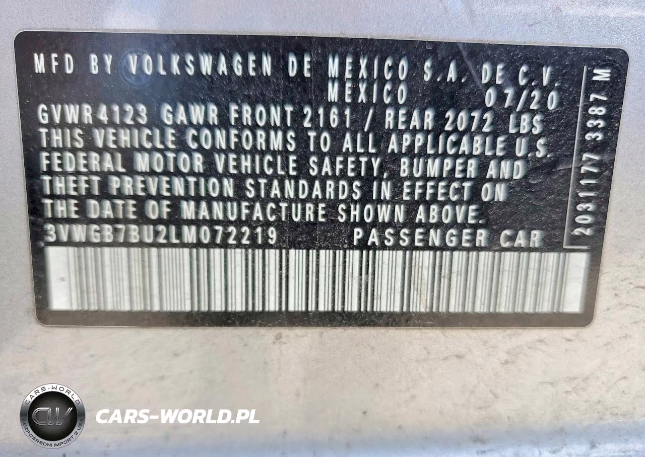 2020 Volkswagen Jetta Sel Premium VIN:3VWGB7BU2LM072219 - 12