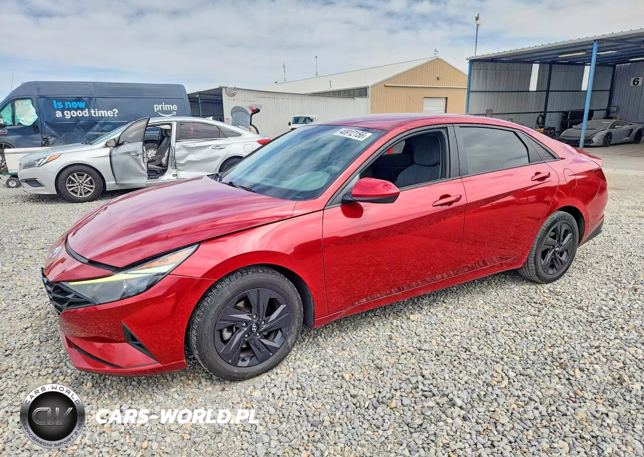 2021 Hyundai Elantra Hybrid Blue