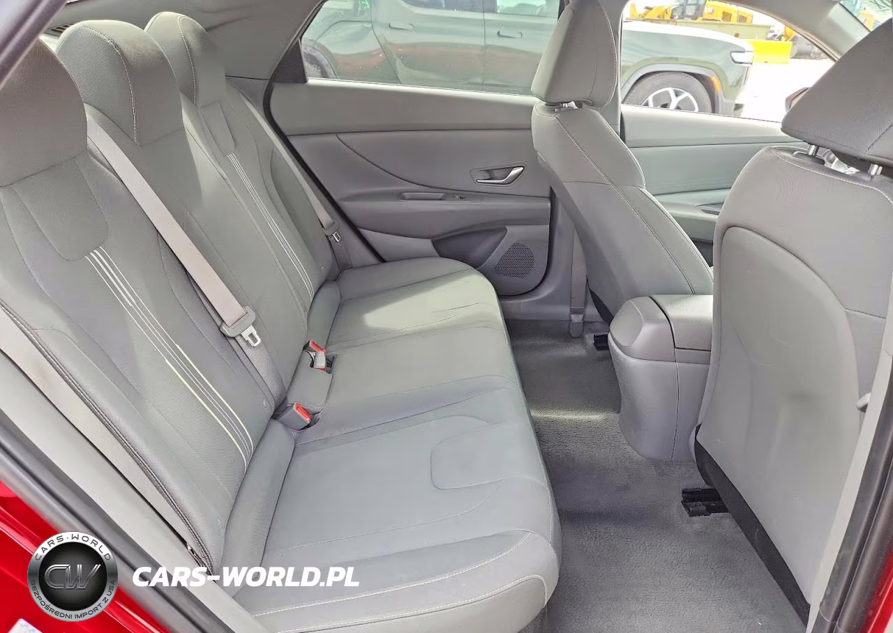 2021 Hyundai Elantra Hybrid Blue VIN:KMHLM4AJXMU009413 - 10