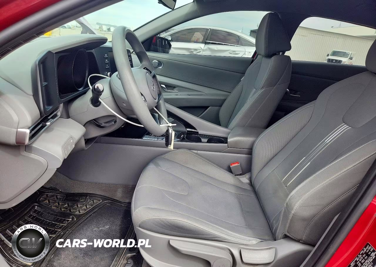 2021 Hyundai Elantra Hybrid Blue VIN:KMHLM4AJXMU009413 - 7