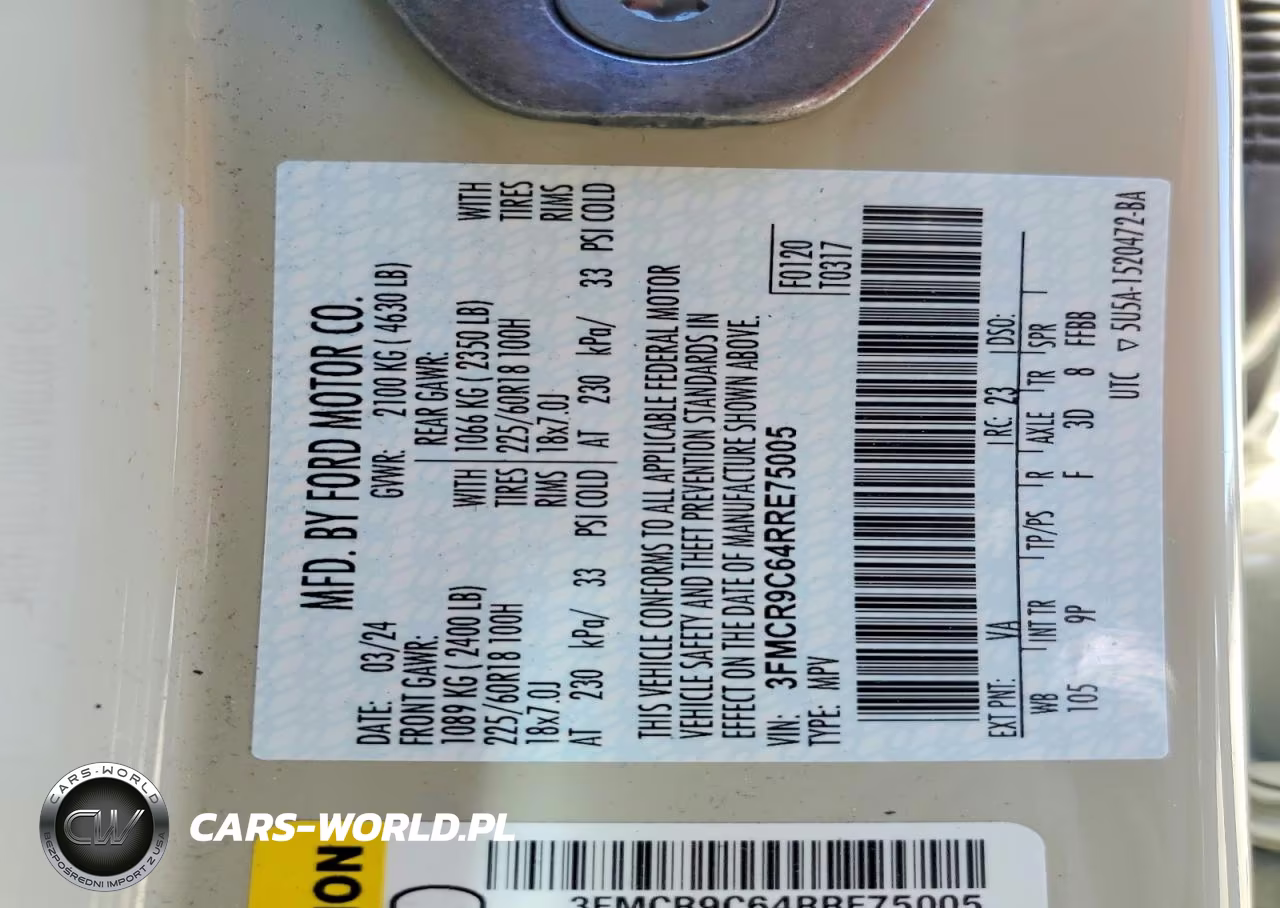 2024 Ford Bronco Sport Outer Banks VIN:3FMCR9C64RRE75005 - 13