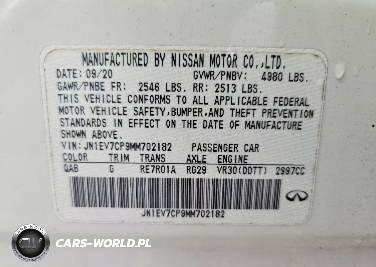 2021 Infiniti Q50 Sensory VIN:JN1EV7CP9MM702182 - 12