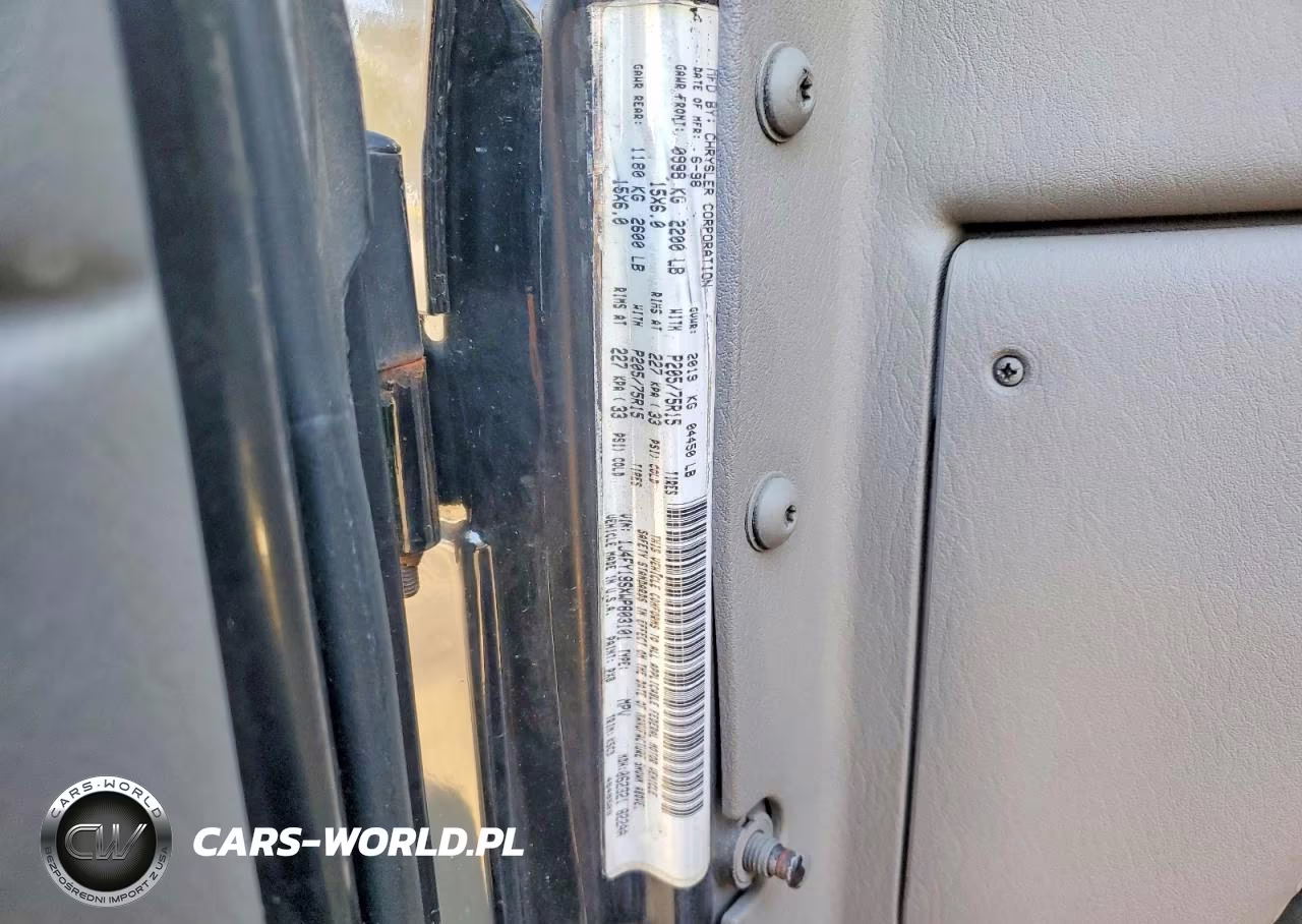 1998 Jeep Wrangler - Tj Sport VIN:1J4FY19SXWP803101 - 12