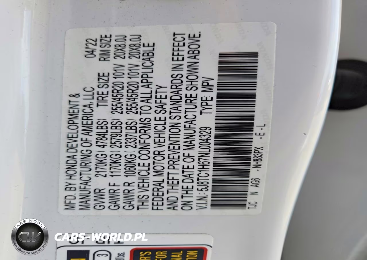 2022 Acura Rdx A-Spec VIN:5J8TC1H67NL004329 - 13