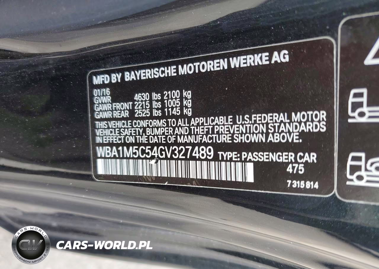 2016 BMW M235Xi VIN:WBA1M5C54GV327489 - 12