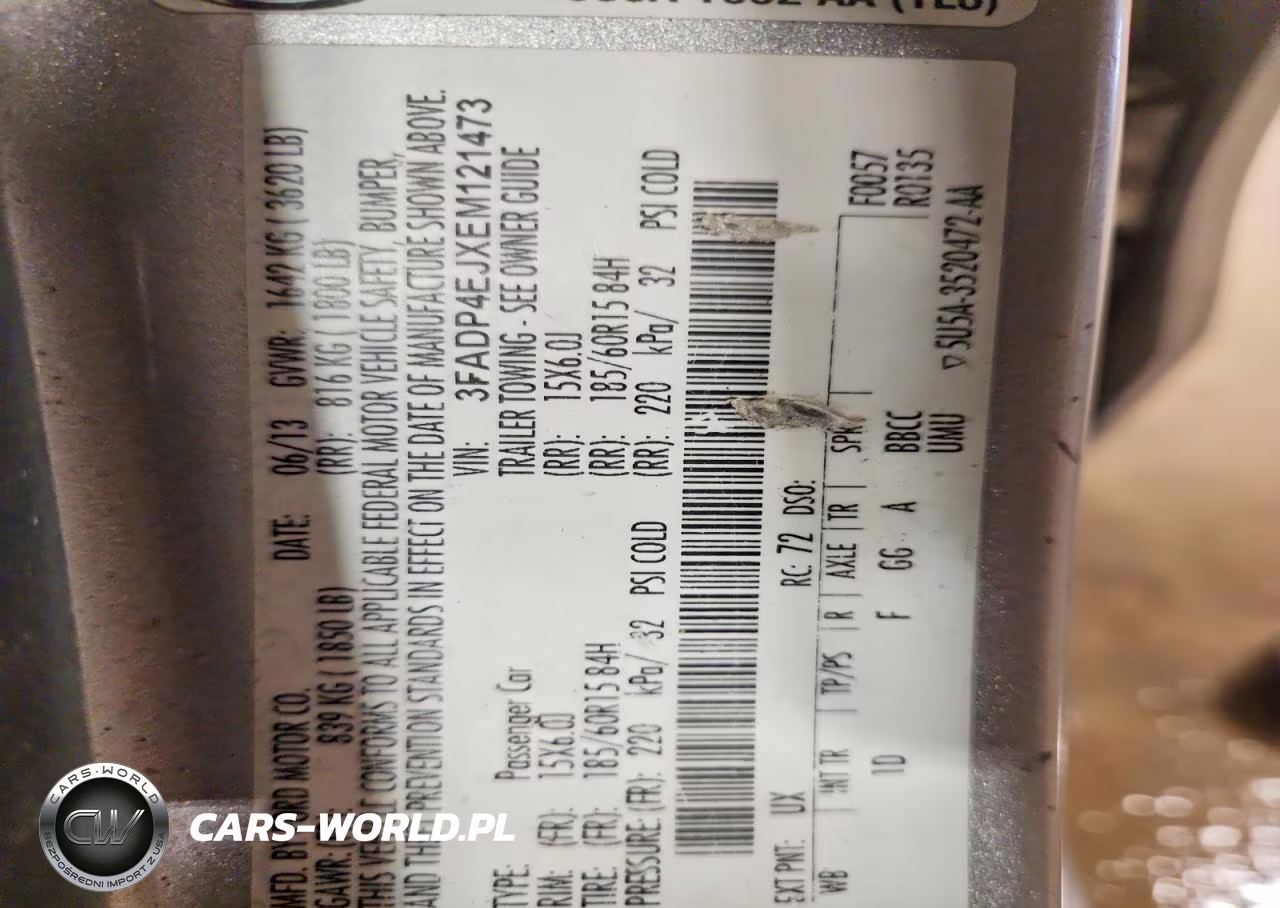 2014 Ford Fiesta Se VIN:3FADP4EJXEM121473 - 12